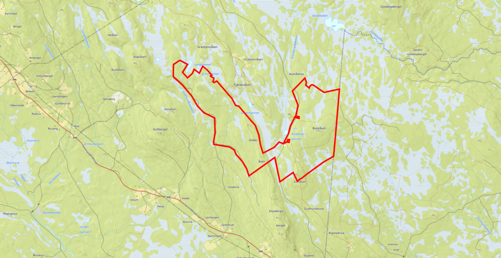 Planområde alternativ 1